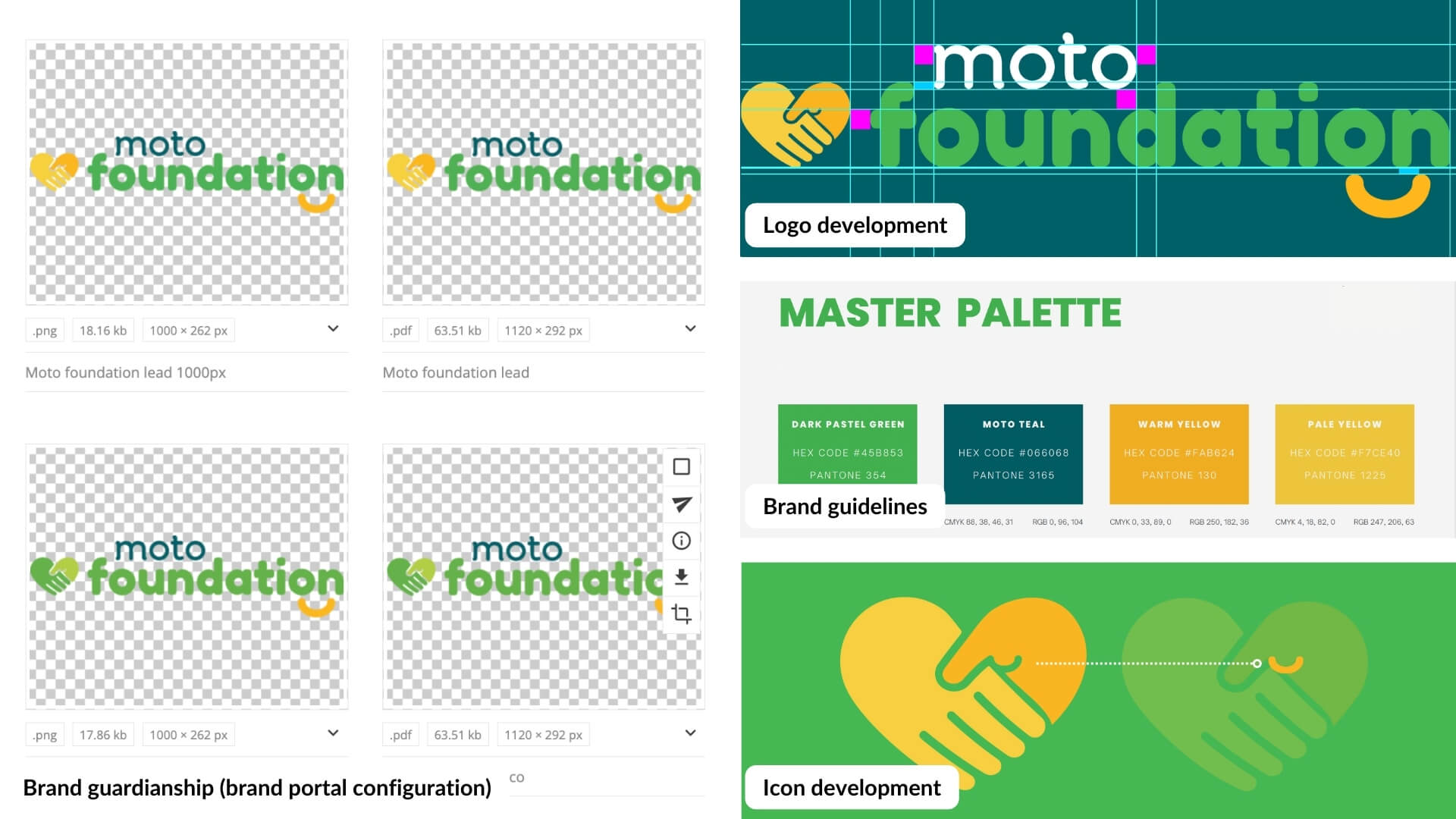 3manfactory portfolio Moto Foundation Brand Web Development